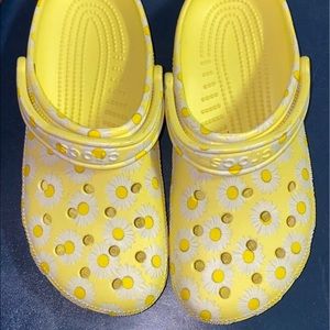 Beautiful Sunflower Crocs